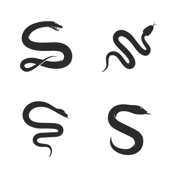 Πρότυπο φίδι λογότυπο φορέα κάθαρσης - Διάνυσμα, εικόνα