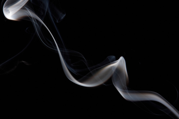 White smoke on black - Фото, зображення