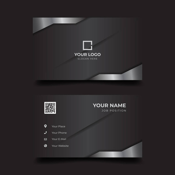 Creative business card Template modern and Clean design - Vector, Image