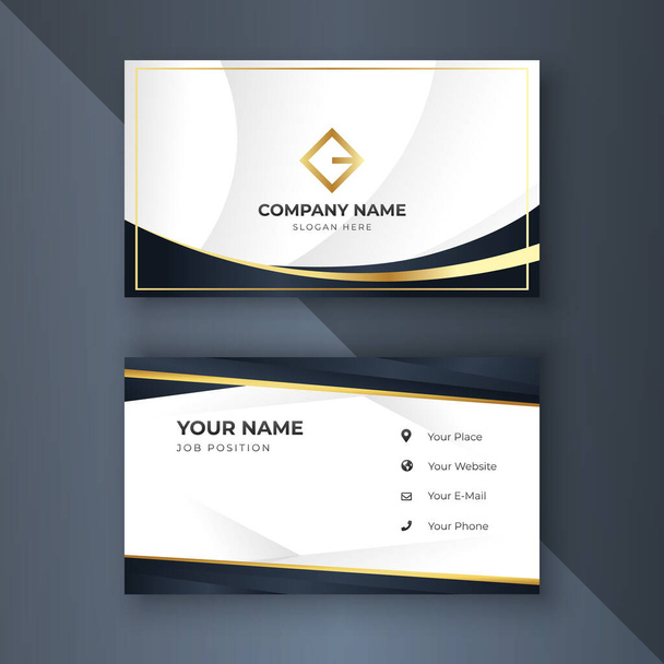 Creative coorporate business card Template modern and Clean design - Vector, Image