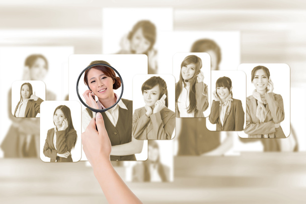 Concept of human resources - Photo, Image