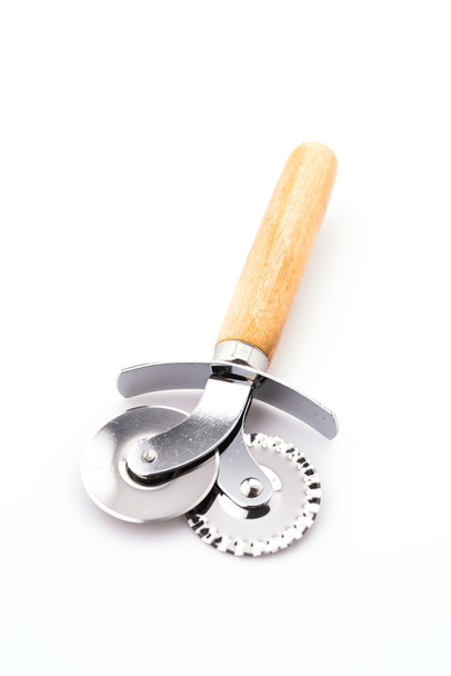 Pizza cutter isolated on white background - Photo, Image