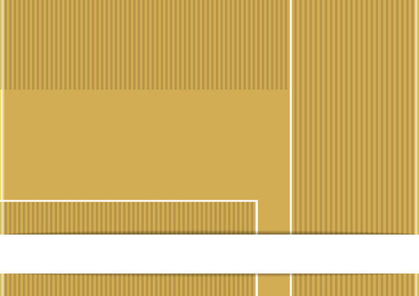Achtergrond in goud met witte lint - Vector, afbeelding