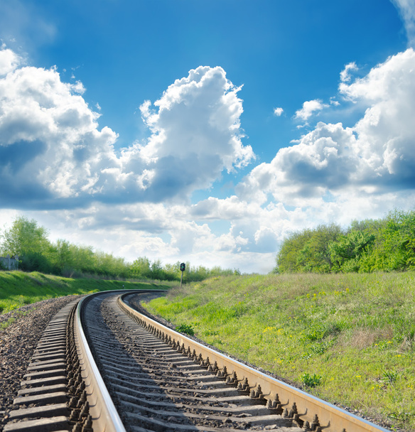 Railway goes to horizon - Fotó, kép