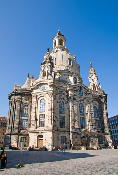 The famous Frauenkirche in Dresden - Фото, изображение