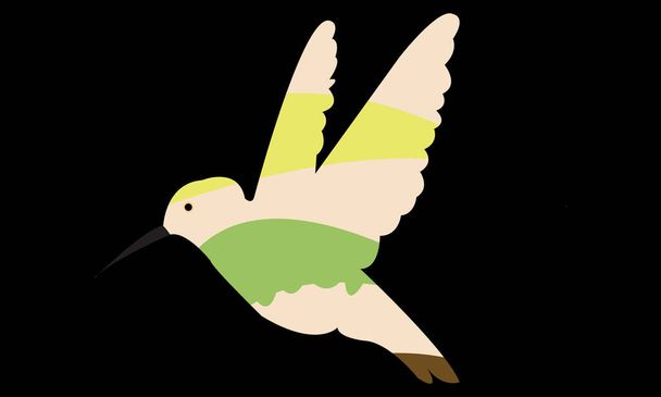 ilustracja latający ptak wektor  - Wektor, obraz
