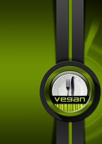 Vegan Menu ontwerp - Foto, afbeelding