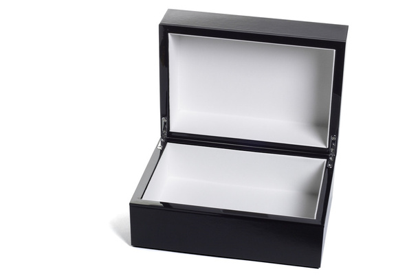 μαύρο κοσμήματα κουτί - Φωτογραφία, εικόνα