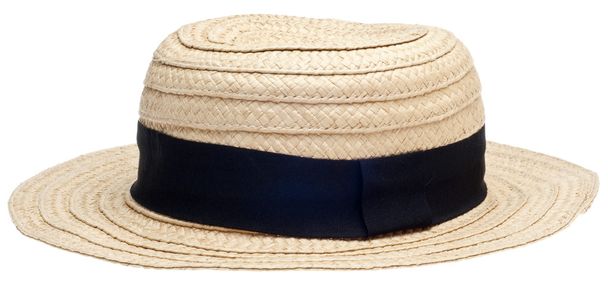 伝統的な麦藁帽子 - 写真・画像