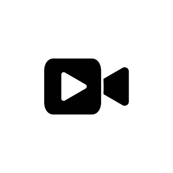 Video ikona vektor pro webové a mobilní aplikace. značka a symbol videokamery. filmová značka. kino - Vektor, obrázek