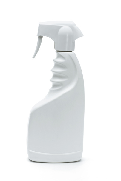 Flacon de pulvérisation plastique blanc
 - Photo, image