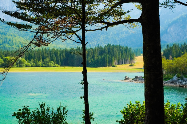 Fusine mountain lake - Φωτογραφία, εικόνα
