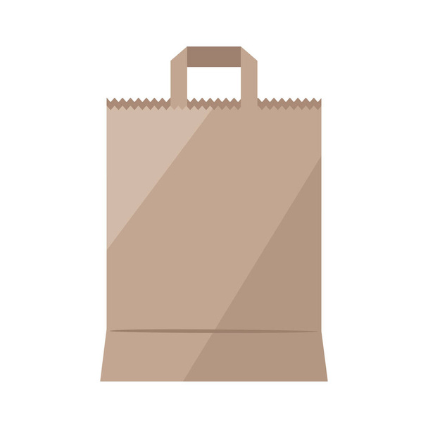 poignée sac à provisions eco pack icône - Vecteur, image