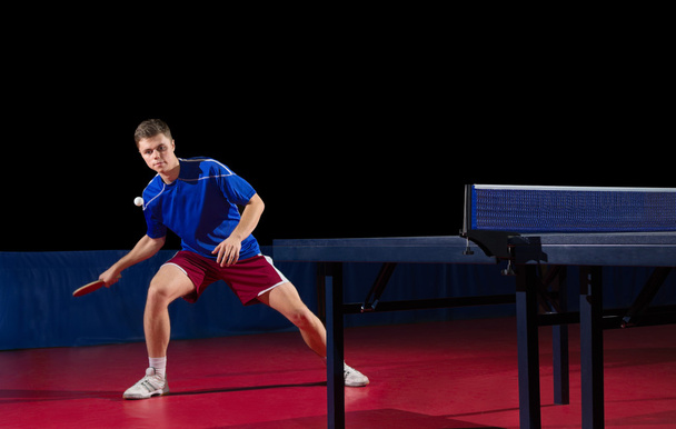 Table tennis player isolated - Photo, image