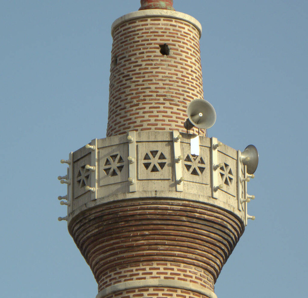 Туреччина, Стамбул, 106 Vodina Cd., Мечеть Тахта Мінаре, шереф мінарет балкон - Фото, зображення