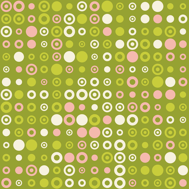 Abstract Color Halftone Dots generative art background illustration - Vektör, Görsel