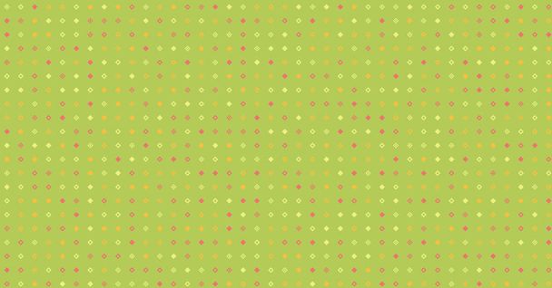 Abstract Color Halftone Dots generative art background illustration - Vector, Image