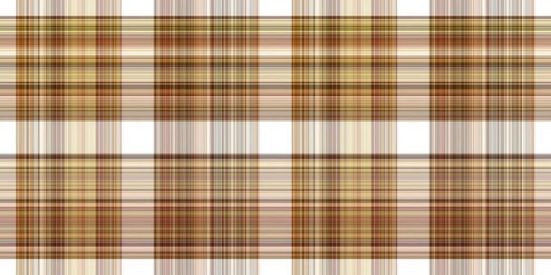 Woodland white tartan seamless border textile. Tonal autumnal forest plaid with organic texture. banner of orange stripe for rough washi tape - Foto, afbeelding