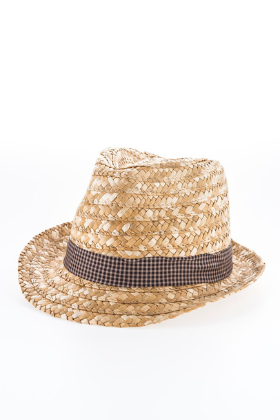 straw hat isolated on white background - Photo, Image