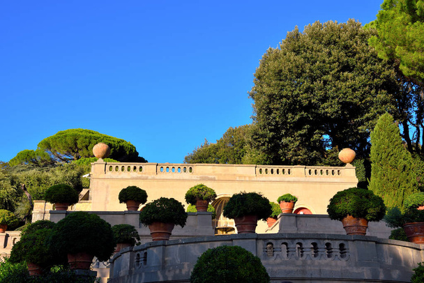 päpstlichen Gärten von castel gandolfo lazio italien - Foto, Bild