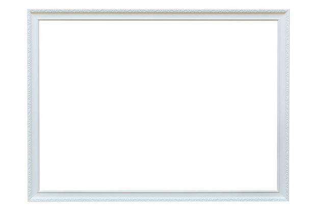Рамка для фотографии или изображения с копировальным пространством на белом изолированном фоне - Фото, изображение