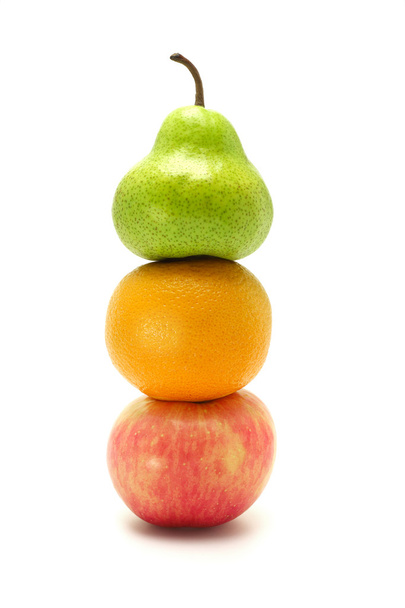 Pommes, oranges et poires
 - Photo, image