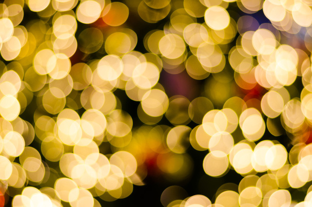 Dairesel bokeh arka plan, Noel ve yeni yıl - Fotoğraf, Görsel