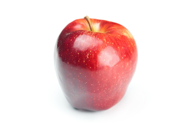 kaunis täyteläinen mehukas omena eristetty valkoinen
 - Valokuva, kuva