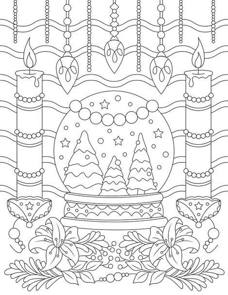ručně kreslené čmáranice velikonočních vajíček s květinami. černá a bílá kresba. izolované na pozadí. - Fotografie, Obrázek