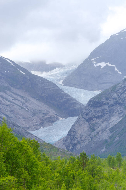 nigardsbreen glacier in Jostedal, Norway - 写真・画像