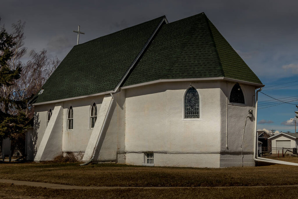 1904 Elnore Alberta Kanada 'dan tarihi St. David Kilisesi - Fotoğraf, Görsel