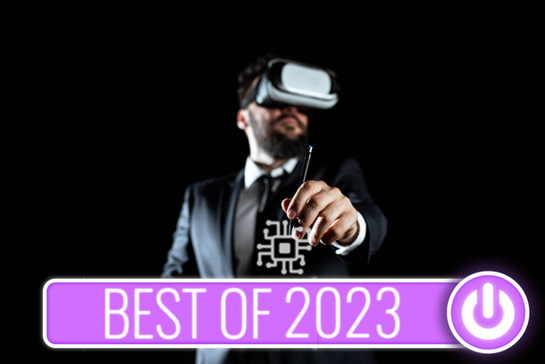 "2023 'ün En İyi El Yazısı", 2023' te büyük ve olağanüstü olaylar anlamına gelen kavram ve olaylar gerçekleşti. - Fotoğraf, Görsel