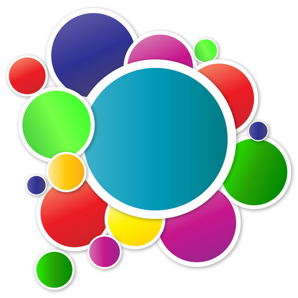 Colorful Circles - ベクター画像