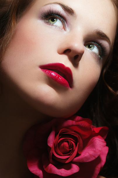 Beauty With Rose - Foto, immagini