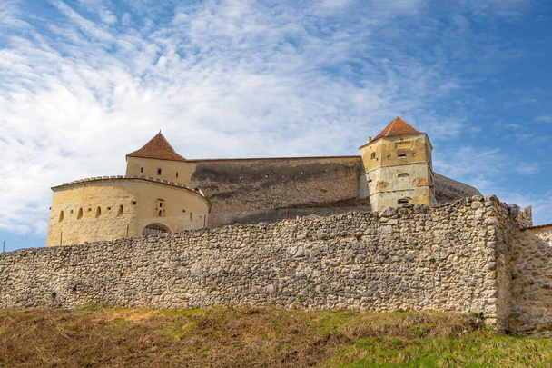 Castillo Rasnov, Rumania fondo con espacio para copias - Foto, Imagen