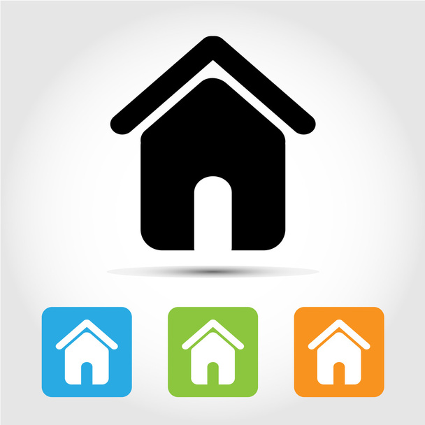 Home icons set great for any use. Vector EPS10. - Vettoriali, immagini