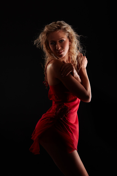 Red dress - Foto, Imagen