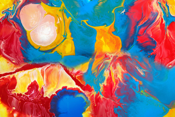 Fondo colorido abstracto, textura de pintura multicolor - Foto, Imagen