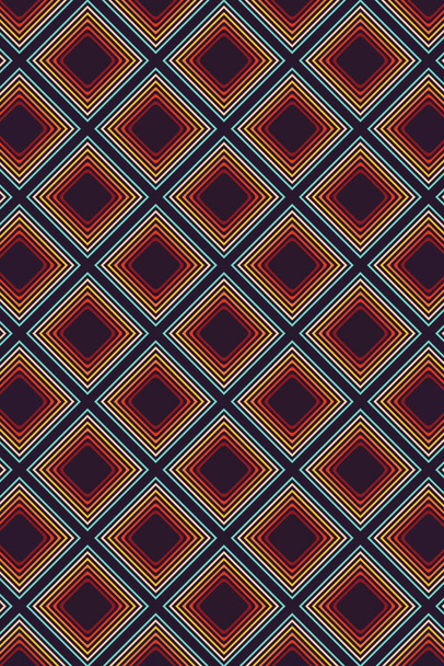 Colorful pattern in the 60s, 70s surface design, fabrics, paper, stationery, cards, banners, textiles - Foto, imagen