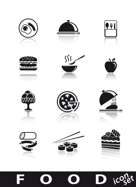 блюда составляют меню ресторана
 - Вектор,изображение