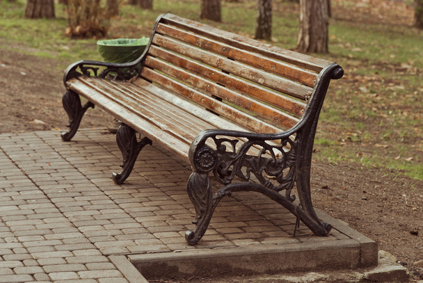 Empty benche - Photo, Image