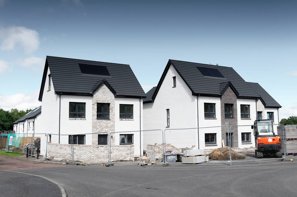 Luxury rural housing development in construction for purchase UK - Valokuva, kuva