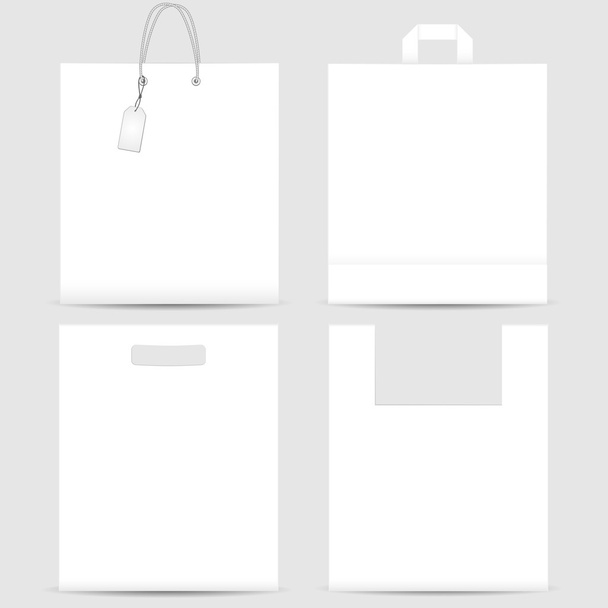 Conjunto de bolsas de compras
 - Vector, imagen