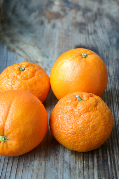 Set of citrus fruits - tangerines and oranges - Foto, Bild