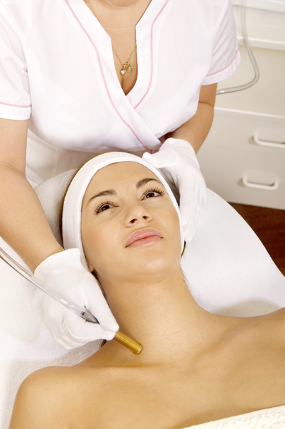 Laser hair removal in professional studio. - Photo, Image