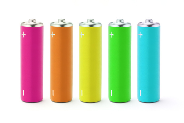 Batterie multicolore formato AA
 - Foto, immagini