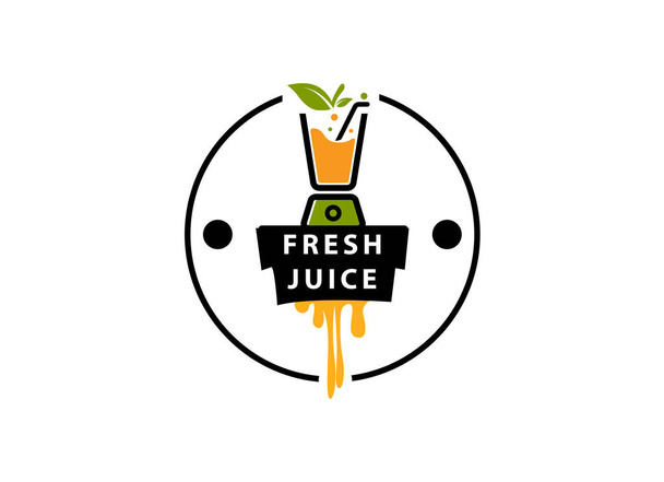 Fresh juice logo vector - Vector, Image