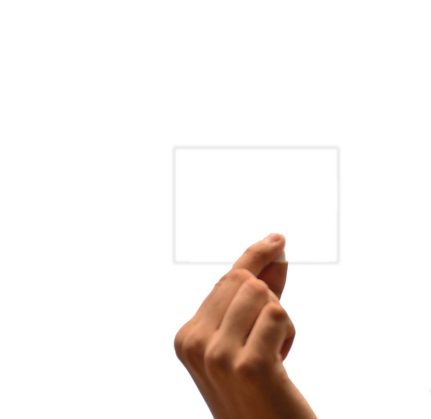 Lidská ruka zobrazení karta - Fotografie, Obrázek