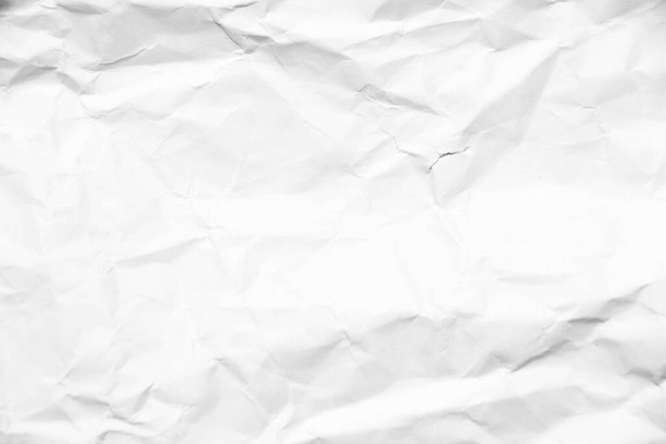 Grunge faltig weiße Farbe Papier texturierten Hintergrund - Foto, Bild