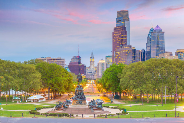 City Cape of Central skyline Philadelphia, Pennsylvania, Yhdysvallat  - Valokuva, kuva
